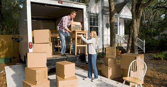 couple moving